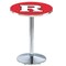 Holland Bar Stool Co 42" Chrome Rutgers Pub Table L214C4228Rutger - alternate 1